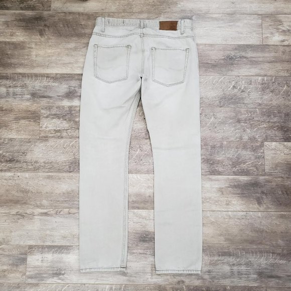 Jack and Jones Tan Slim Straight Button Fly Jeans 31W 32L - Picture 2 of 10